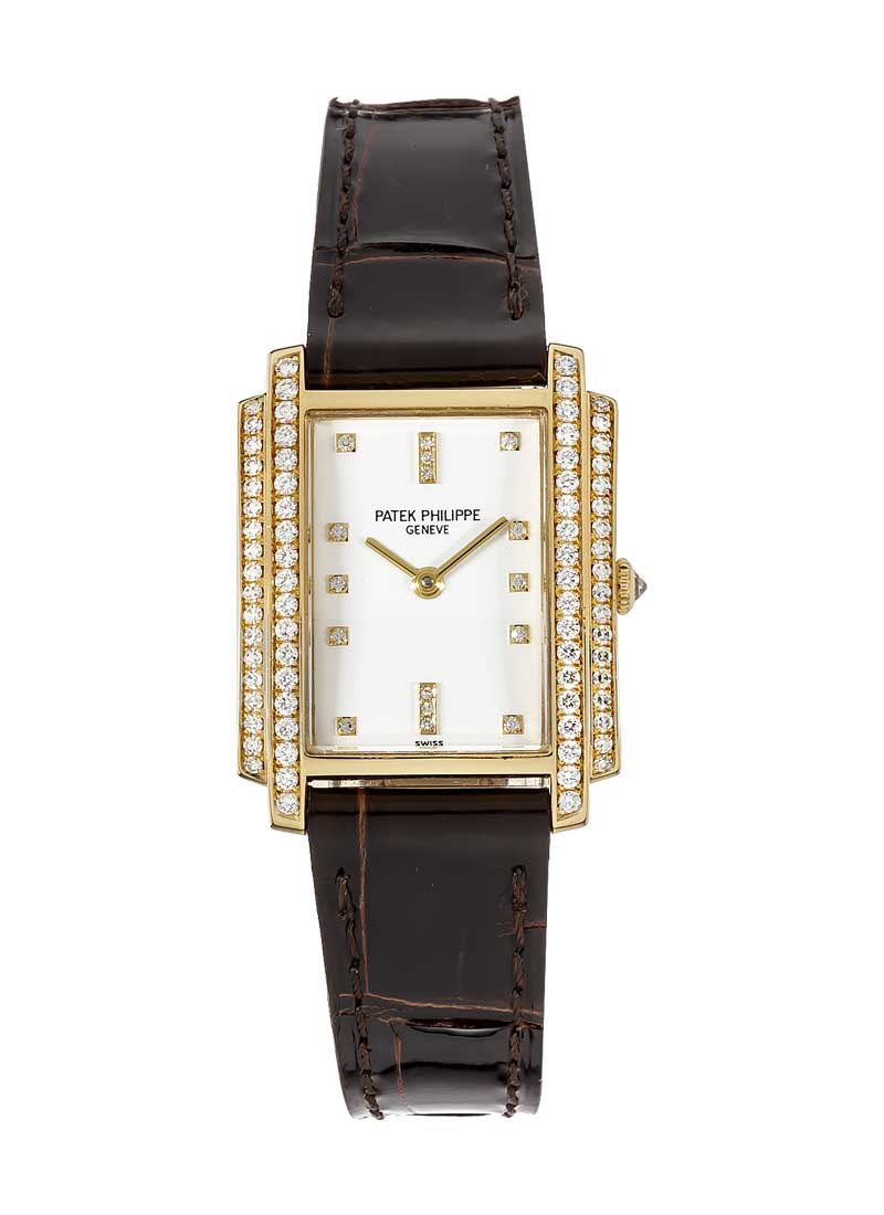 Patek Philippe Gondolo 4825 in Yellow Gold with Diamond Bezel