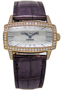 Patek Philippe 4991R Lady's Gondolo 37.2mm in Rose Gold with Factory Diamond Bezel 4991R