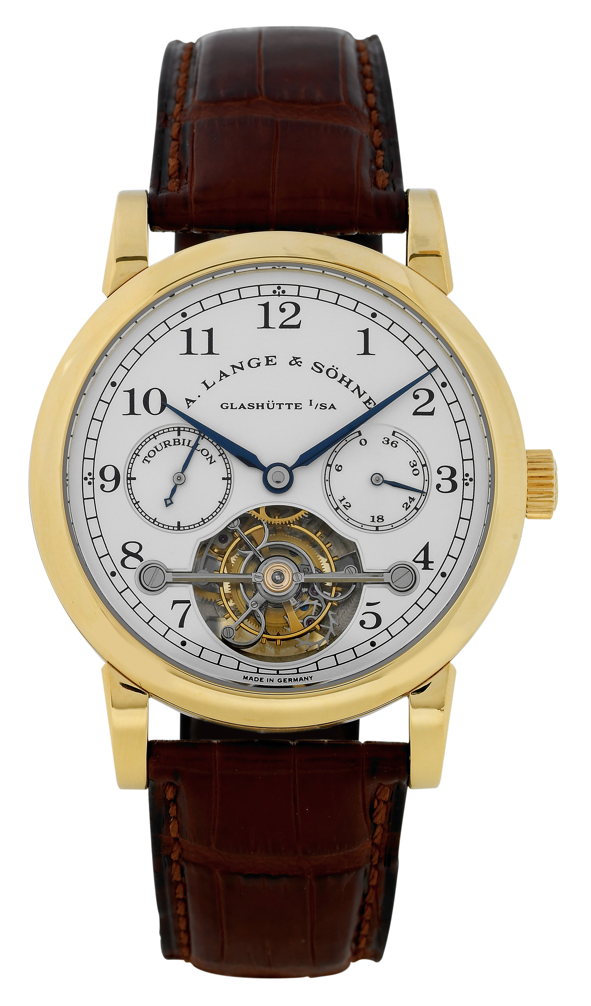 A. Lange & Sohne Tourbillon Pour le Merite 38.5mm in Yellow Gold - Only 106 pcs. made in YG