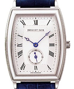 Breguet Automatic White Gold on Strap with Silver Dial 