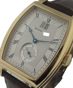 Heritage Big Date Yellow Gold on Strap with Silver Dial 
