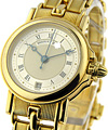 Marine Lady's Automatic in Yellow Gold  on Yellow Gold Bracelet with Silver Dial