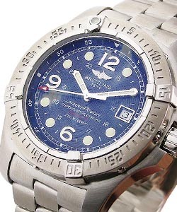 Superocean Steelfish 44mm Automatic in Steel on Steel Bracelet with Blue Dial