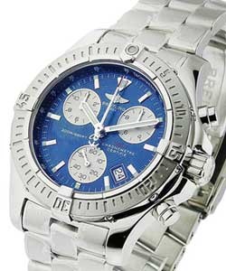 Chrono Colt II in Steel on Steel Bracelet with Blue Dial