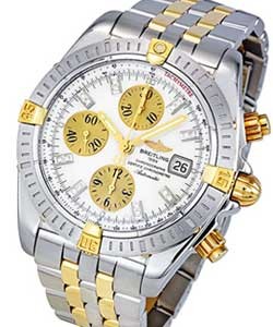 Chronomat Evolution 2 Tone with MOP Diamond Dial 
