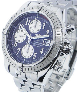 Chronomat Evolution Men's Automatic in Steel on Steel Bracelet with Grey With White Sub Dial
