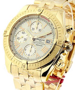 Chronomat Evolution Men's Automatic in Rose Gold Rose Gold on Bracelet with Ivory Dial 