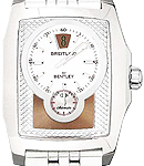 Bentley Flying B in Steel on Steel Bracelet with Silver Dial