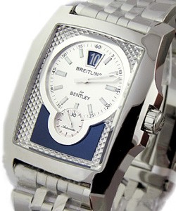 Bentley Flying B Steel on Bracelet with Blue Dial