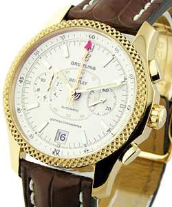 Bentley Mark VI Rose Gold on Strap with Silver Dial