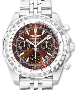 Bentley Motors T Automatic Chronograph in Steel on Steel  Bracelet with Bronze Dial