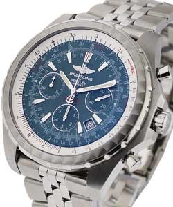 Bentley Motors T Chronograph in Steel on Bracelet with Green Dial 