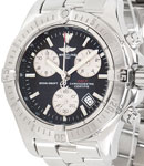 Colt II Chronograph  in Steel on Steel Bracelet with Black Dial
