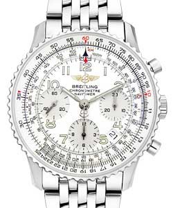 Navitimer Men's Automatic Chronograph in Steel Steel on Bracelet with Silver Dial 