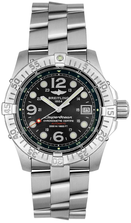 Superocean Steelfish X-Plus Men's Automatic in Steel Steel on Bracelet with Black Dial