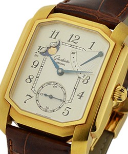 Automatic Karree in Rose Gold Rose Gold on Strap with Silver Dial
