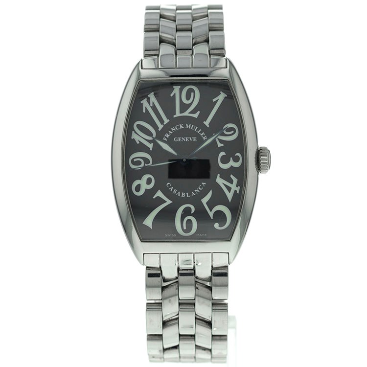 Men's Cintre Curvex in Steel on Steel Bracelet with Black Dial