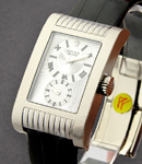 Cellini Prinice in White Gold on Black Crocodile Leather Strap with Silver Roman Dial