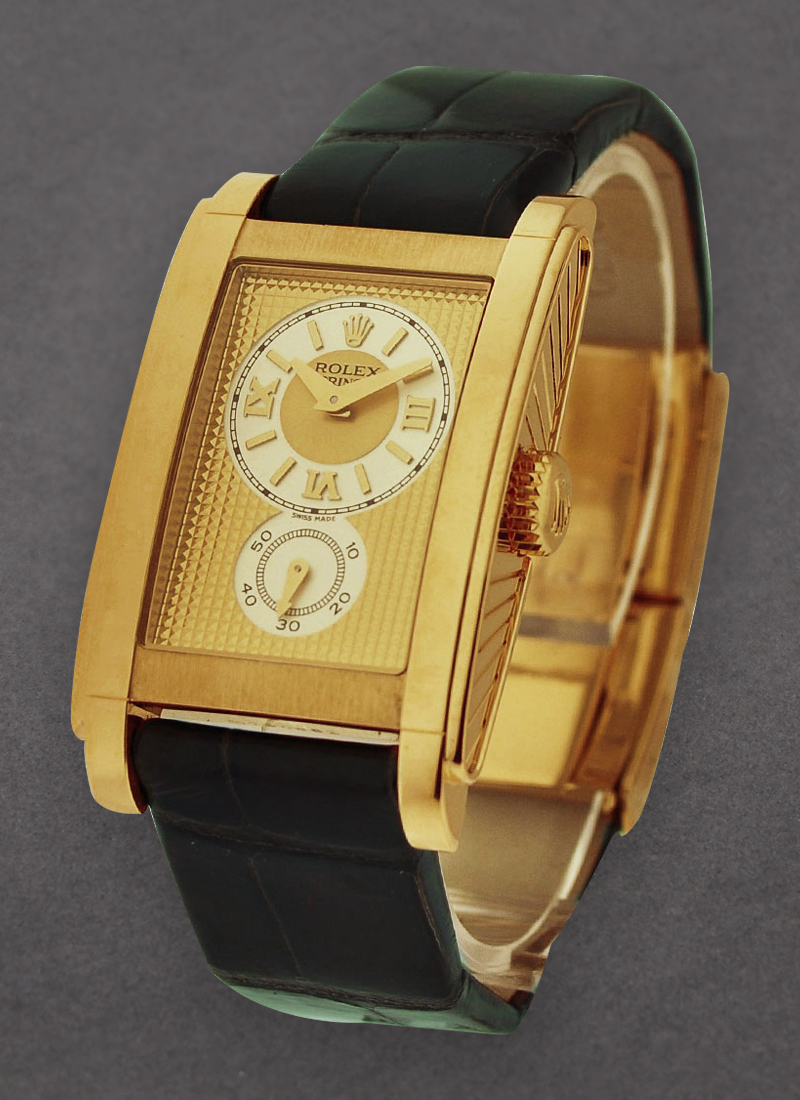 Rolex Unworn Cellini Pince in Yellow Gold