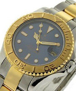 Yacht-Master 2-Tone in Steel and Yellow Gold Bezel on Steel and Yellow gold Oyster Bracelet with Blue Dial