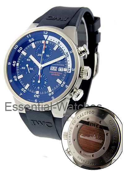 IWC Aquatimer Chronograph Cousteau Divers in Steel - Limited to 2500 pcs