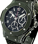 44mm Big Bang Black Magic in Black Ceramic on Black Rubber Strap with Black Dial