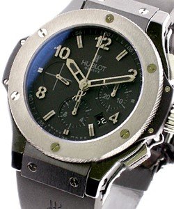 Ice Bang - 44mm Big Bang with Tantalum Bezel Ceramic Case - Tantalum Bezel - Rubber Strap - 