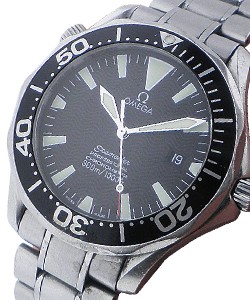 Seamaster Pro 300m - Automatic in Steel  on Steel Bracelet with Black Dial