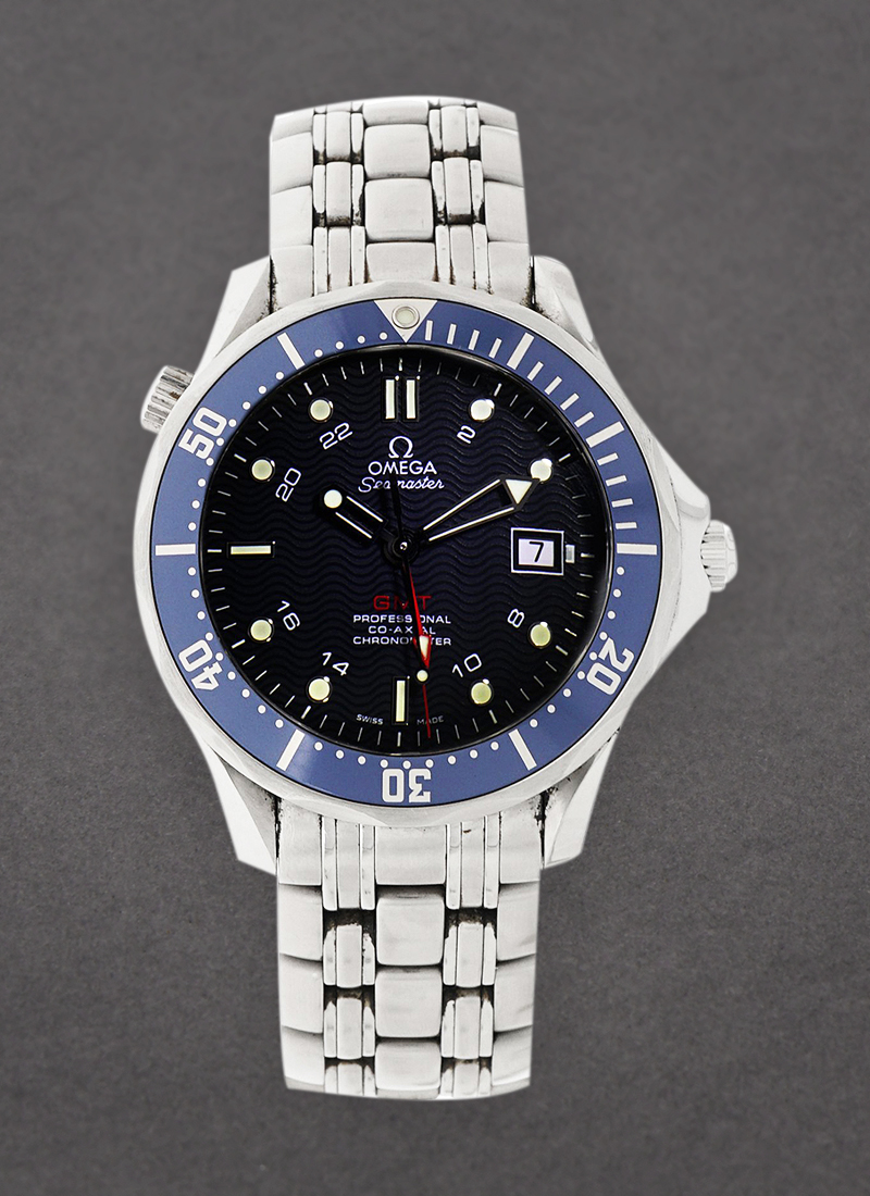 Omega seamaster professional gmt best sale