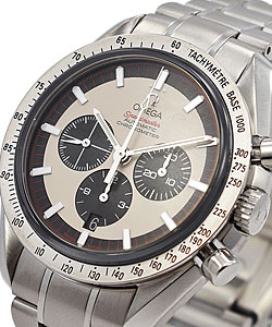 The Legend Schumacher 6th Title in Stainless Steel- Limited Edition Speedmaster on Steel Bracelet with Silver Dial