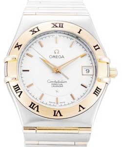 Constellation Classic Large Size in 2-Tone 2 Tone with White Dial