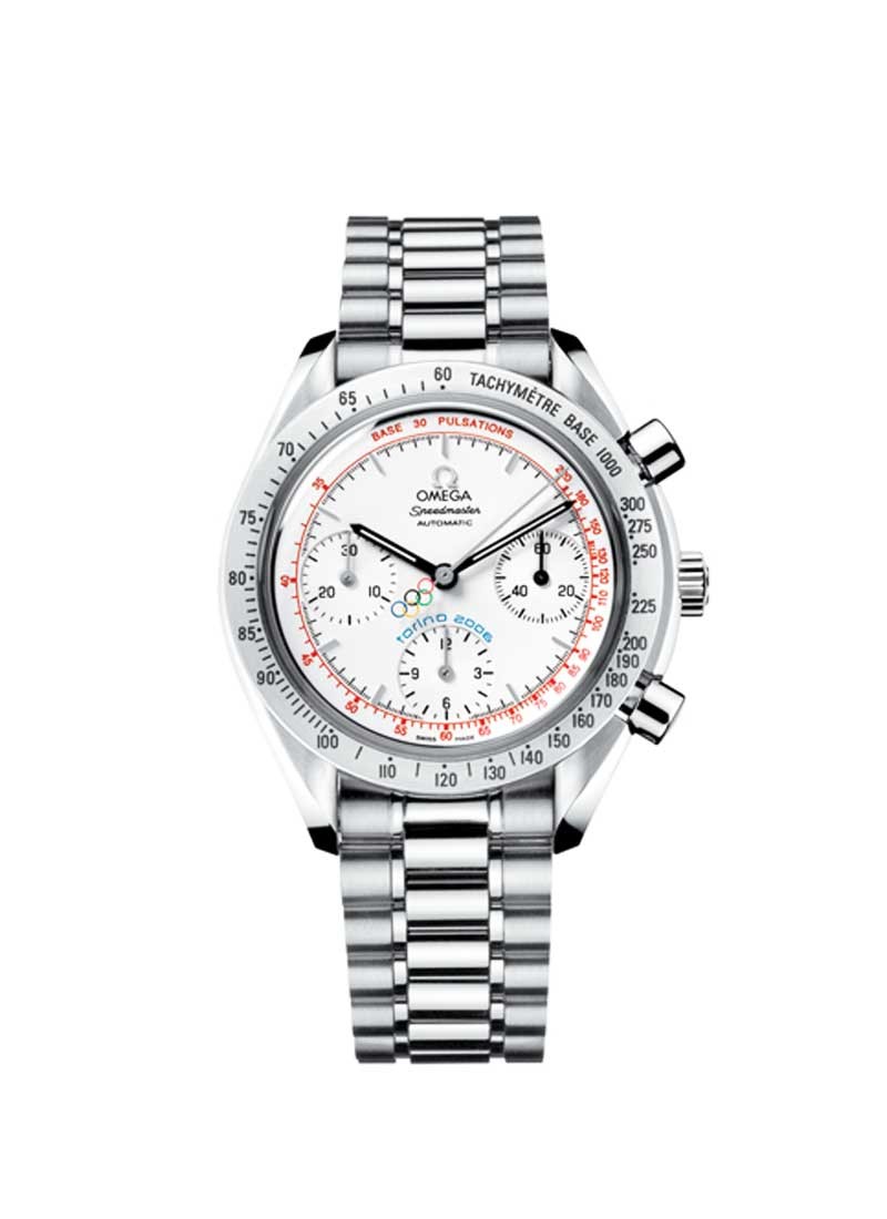 Omega Speedmaster Olympic Edition Chronograph 38mm in Steel with Tachymetre Bezel