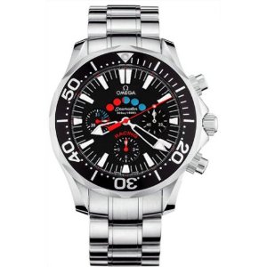 Omega Seamaster 300m Chronograph Racing in Steel With Rotating Bezel