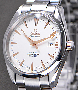 Aqua Terra -39mm with Gold Hour Markers Steel on Bracelet