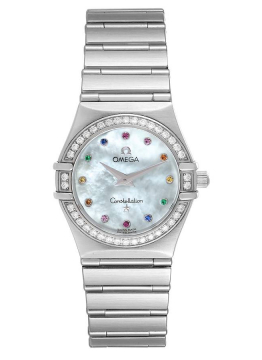 Omega 1475.79 Constellation Iris My Choice in Steel with Diamond Bezel 1475.79