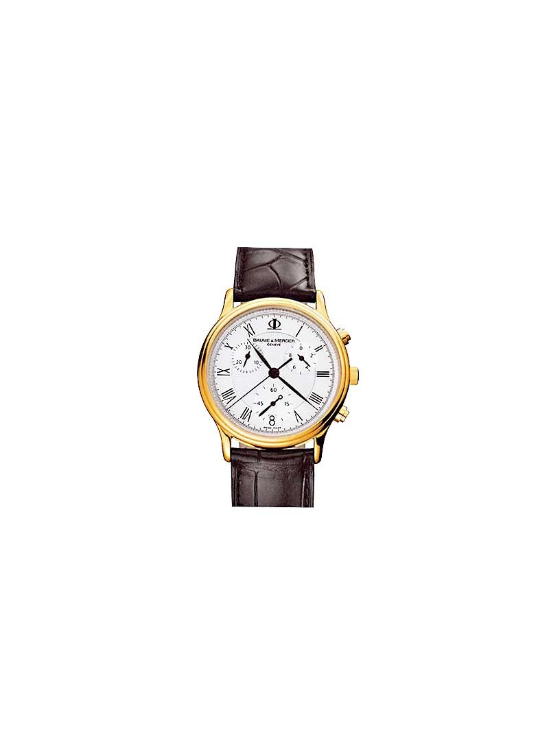 Baume & Mercier Classima Executives Chronograph in Yellow Gold 