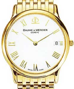 Classima Executives in Yellow Gold Yellow Gold on Bracelet with White Dial