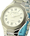 Riviera Automatic in Steel Steel on Bracelet with White Dial