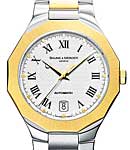 Riviera Automatic in 2-Tone on Steel and Yellow Gold Bracelet with White Dial