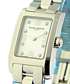 Hampton Classic  Mini Size in Steel Steel on Bracelet with White MOP Diamond Dial 