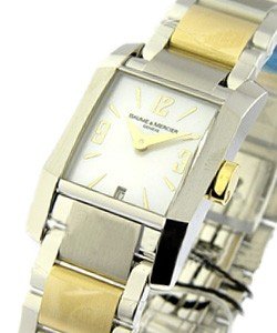 Diamant 2-Tone in Steel Gold  on 2 Tone Bracelet with White MOP Dial