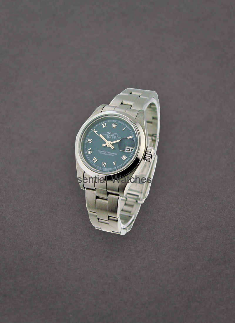 Pre-Owned Rolex Ladies Date in Steel with Smooth Bezel