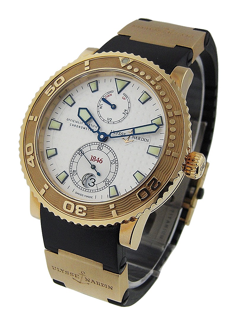 Ulysse Nardin Marine Diver Chronometer 40mm in Rose Gold