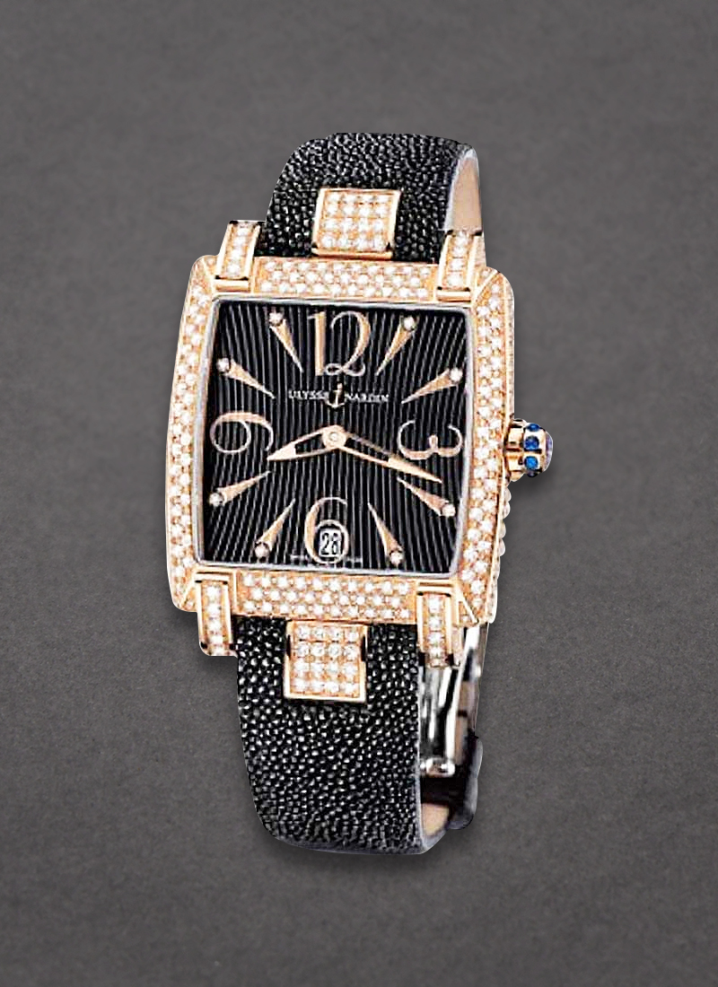 Ulysse Nardin Caprice Automatic in Rose Gold with Diamond Bezel