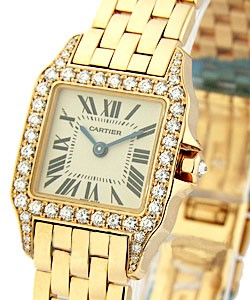 Santos Demoiselle - Small Size Rose Gold with Diamond Case