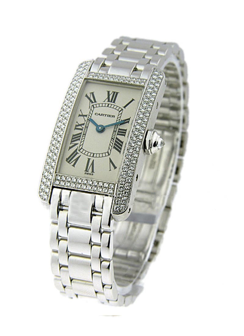 Cartier Tank Americain - White Gold Small Size