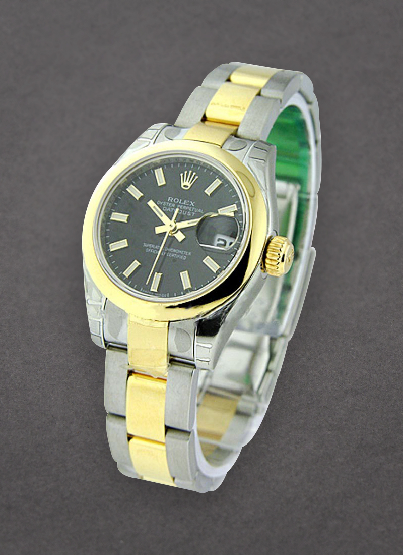 Rolex Unworn Datejust in Steel with Yellow Gold Smooth Bezel