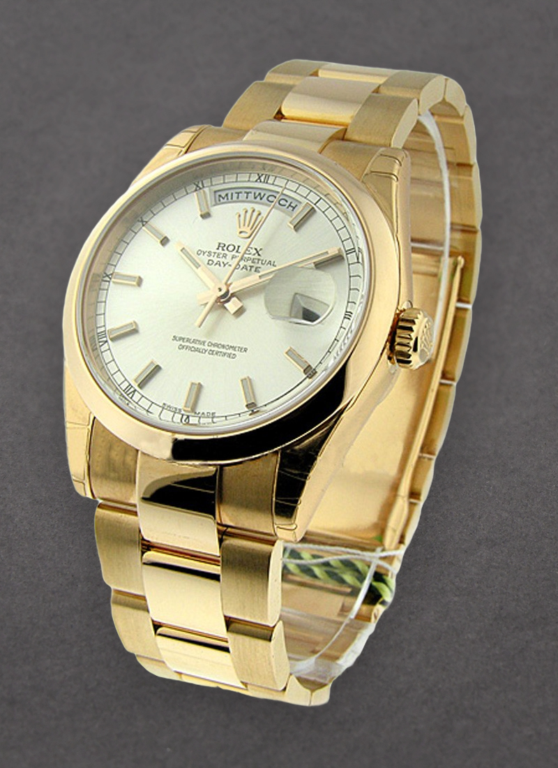 Rolex Unworn President Day Date 36mm in Rose Gold 