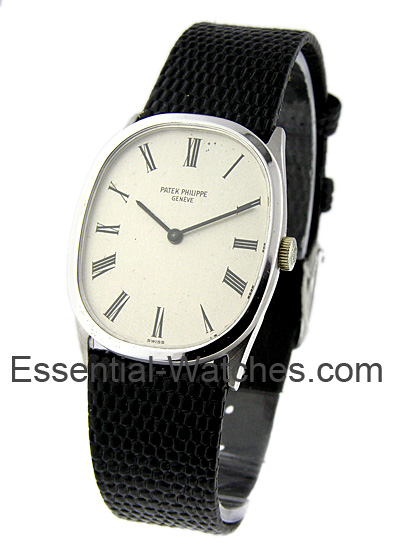 Patek Philippe Mens Elipse with White Dial