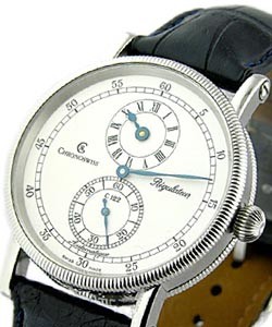 Regulateur Automatique Steel on Strap with Silver Dial